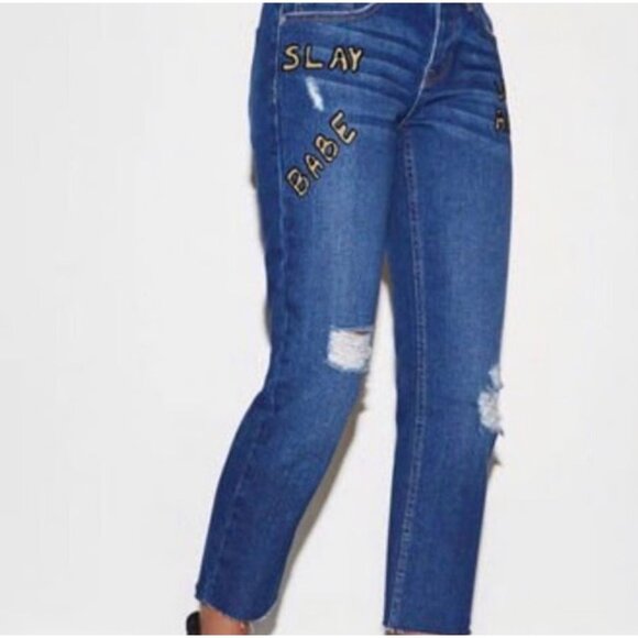 Kendall & Kylie Cropped Ankle Skinny Jeans Size 24 - Picture 1 of 8